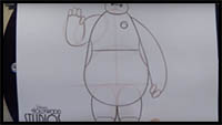 Learn to Draw Baymax from Big Hero 6 at Disney’s Hollywood Studios