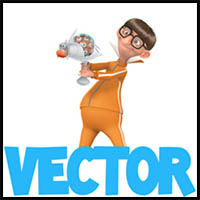 How to Draw Vector from Despicable Me with Easy Step by Step Drawing Tutorial