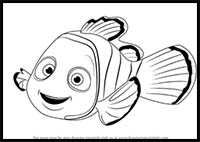 How to Draw Nemo from Finding Nemo