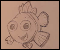 How to Draw Nemo from Pixar's Finding Nemo