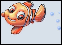 How to Draw Nemo from Finding Nemo