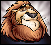 Drawing Mayor Lionheart
