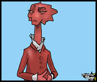How to Draw Dean Hardscrabble from Monsters University