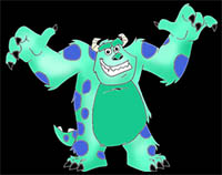 How to Draw Sulley from Monsters Inc. with Easy Step by Step Drawing Tutorial