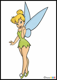 How to Draw Tinkerbell