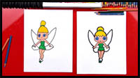How To Draw Cartoon Tinkerbell