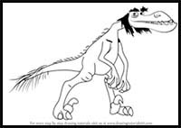 How to Draw Lurleane from The Good Dinosaur
