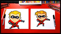 How To Draw Dash From Disney Incredibles 2
