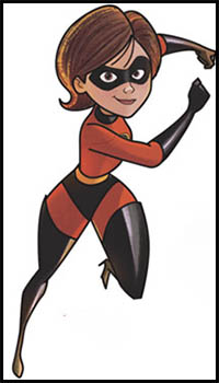 How to Draw Disney's The Incredibles Cartoon Characters : Drawing Tutorials  & Drawing & How to Draw Disney's The Incredibles Illustrations Drawing  Lessons Step by Step Techniques for Cartoons & Illustrations