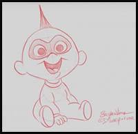 Learn to Draw: Jack Jack from ‘Incredibles 2’