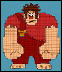 How to Draw Ralph from Wreck-It Ralph