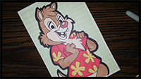 HOW TO DRAW - Dale (Chip 'n Dale: Rescue Rangers)