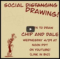 Learn How to Draw Chip and Dale!