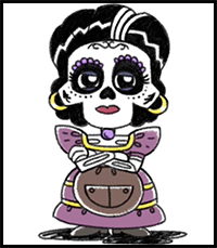 How to Draw Imelda from Coco Step by Step
