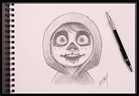 How to Draw Miguel | Coco Sketch Tutorial