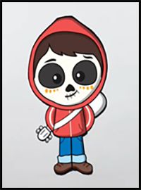 How to Draw Miguel from Coco | 4 Kids