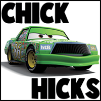 How to Draw Chick Hicks from Disney Cars Movie Step by Step Lesson