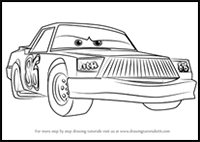 How to Draw Chick Hicks from Cars 3