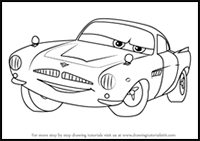 How to Draw Finn McMissile from Cars 2