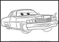 How to Draw Tex Dinoco from Cars 3