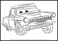 How to Draw Rusty Rust-eze from Cars 3