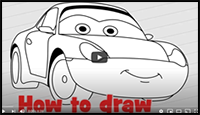 How to Draw Sally Carrera from Cars 3