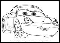 How to Draw Sally from Cars 3