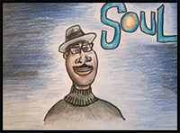 How to Draw Joe from the Movie Soul! - 4th and 5th Grades