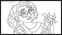 How to Draw Mirabel Madrigal from Encanto