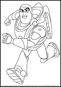How to Draw Buzz Lightyear from Toy Story