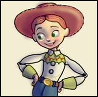 How to Draw Jessie from Toy Story 2