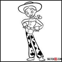 How to Draw Jessie from Toy Story 2