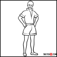 How to Draw Ken from Toy Story