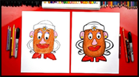 How To Draw Mrs. Potato Head – Challenge Time!