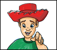 How to Draw Andy from Toy Story