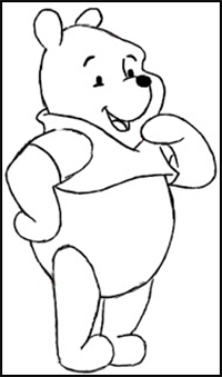 How to Draw Disney's Winnie the Pooh Cartoon Characters : Drawing Tutorials  & Drawing & How to Draw Disney's Winnie the Pooh Illustrations Drawing  Lessons Step by Step Techniques for Cartoons &