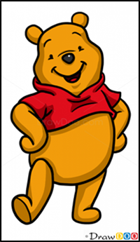 How to Draw Disney's Winnie the Pooh Cartoon Characters : Drawing Tutorials  & Drawing & How to Draw Disney's Winnie the Pooh Illustrations Drawing  Lessons Step by Step Techniques for Cartoons &