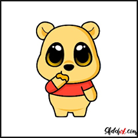 How to Draw Chibi Pooh Bear