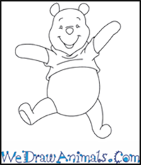 How to Draw  Winnie The Pooh in 7 Easy Steps