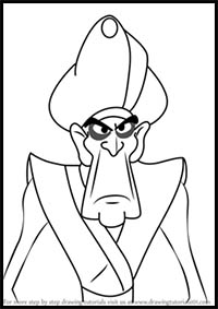 How to Draw Hakim from Aladdin