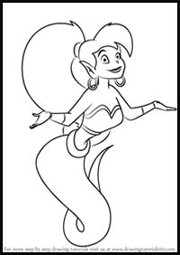 How to Draw Eden from Aladdin