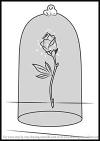 How to Draw the Enchanted Rose from Beauty and the Beast
