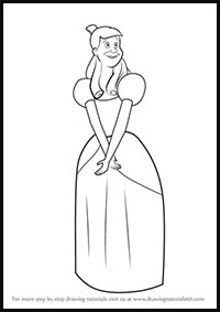 How to Draw Anastasia from Cinderella