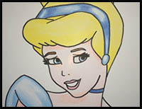How to Draw Disney's Cinderella Cartoon Characters : Drawing Tutorials ...