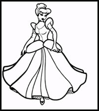 How to Draw Cinderella