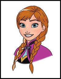 How to Draw Anna (Frozen)