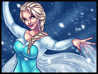 How to Draw a Realistic Elsa