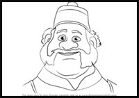 How to Draw Oaken from Frozen