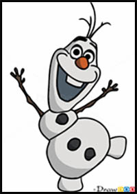 How to Draw Olaf, Frozen