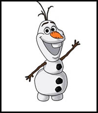 How to Draw Olaf (Frozen)